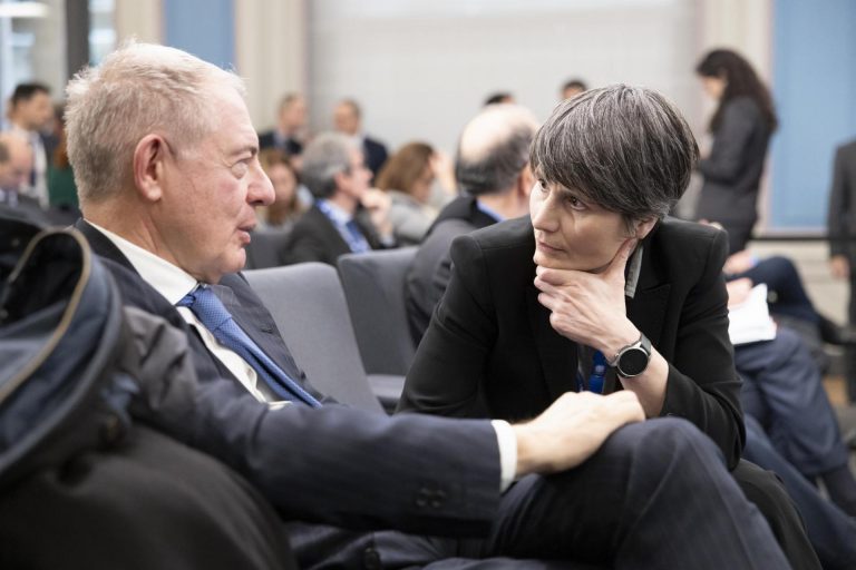 minister-of-enterprises-and-made-in-italy-adolfo-urso-with-samantha-cristoforetti-esa_54171915154_o